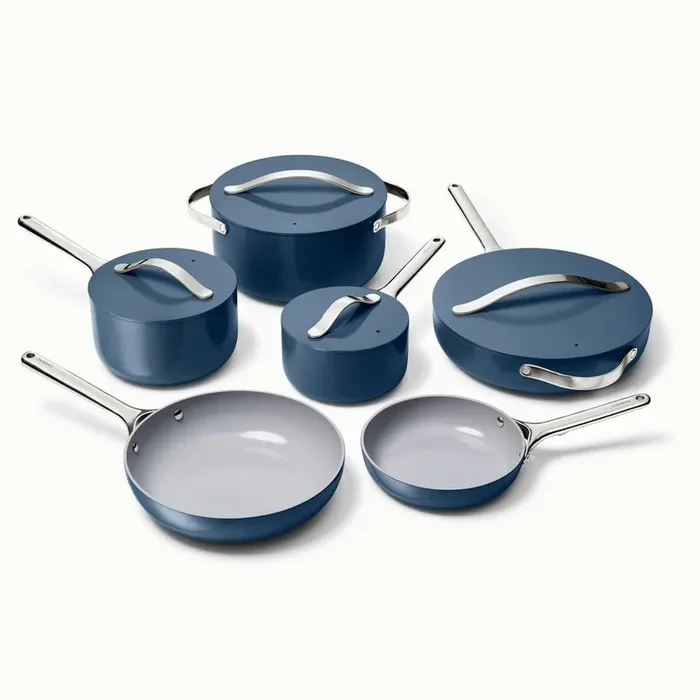 Ceramic Cookware Set and Mini Duo Bundle in Navy
