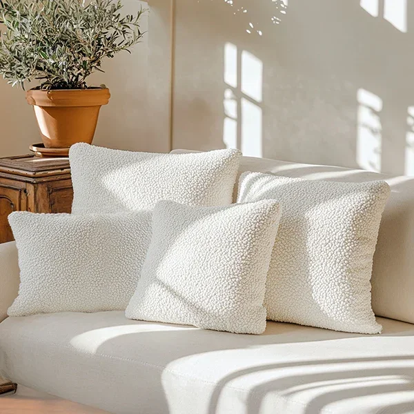 Cloudspun Boucle Pillow Covers, Set of 4 – Decor Steals