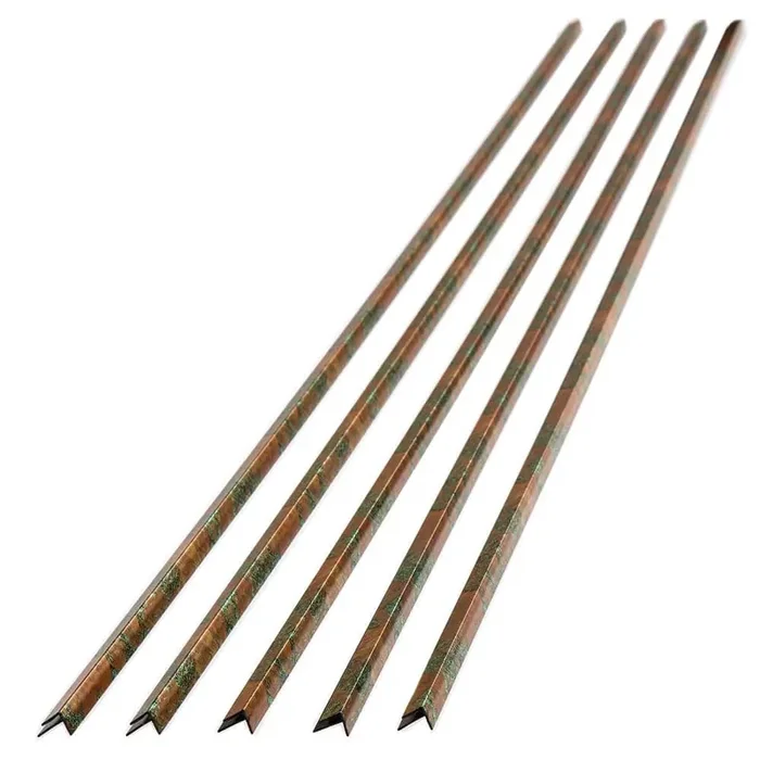 Copper Fantasy 47 in. Vinyl Backsplash Accessory Outside Corner Trim (5-Pack)