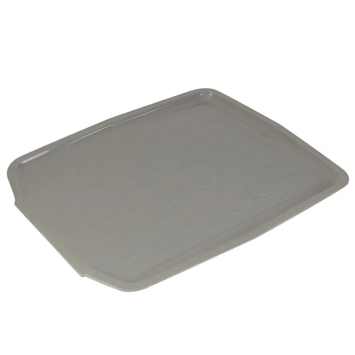 Countertop Draining Tray Drying Mat in Grey