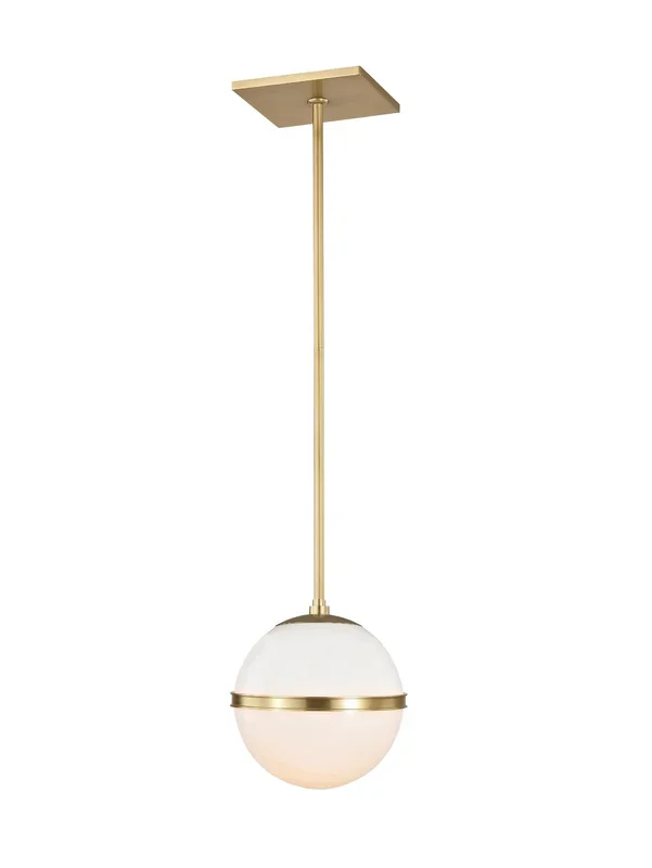 Crystorama – 2107-AG – One Light Chandelier – Truax – Aged Brass – 2107AG