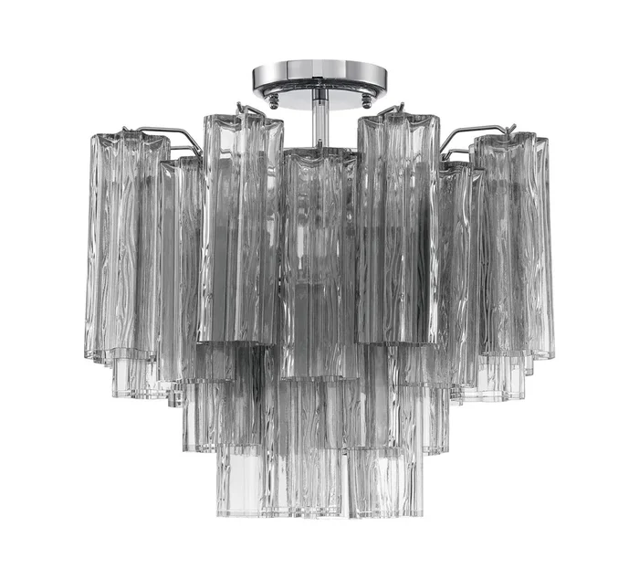 Crystorama – ADD-300-CH-SM_CEILING – Four Light Semi Flush Mount – Addis – Polished Chrome – ADD300CHSMCEILING
