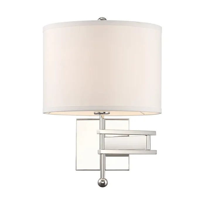 Crystorama – MAR-A8031-PN – One Light Wall Sconce – Marshall – Polished Nickel – MARA8031PN