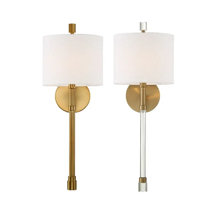 Crystorama – RAC-A3501-VG – One Light Wall Sconce – Rachel – Vibrant Gold – RACA3501VG