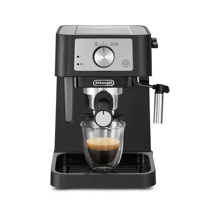 De‘Longhi Stilosa Black and SS 15-Bar Pump Espresso Maker