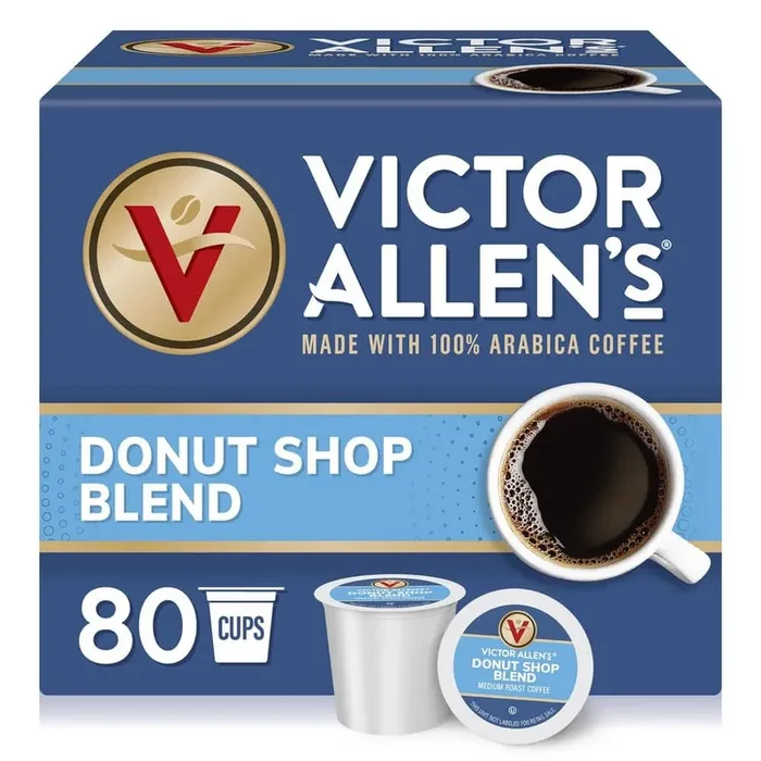 Donut Shop Blend Medium Roast Single Serve Coffee Pods for Keurig K-Cup Brewers (80-Count)