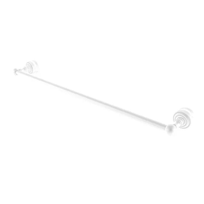 Dottingham 30 in. Shower Door Handle Towel Bar in Matte White