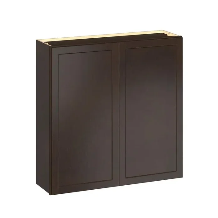 Emerson Cocoa Wall 2-Door Ready to Assemble Kitchen Cabinet (42 in. W x 42 in. H x 12 in. D)