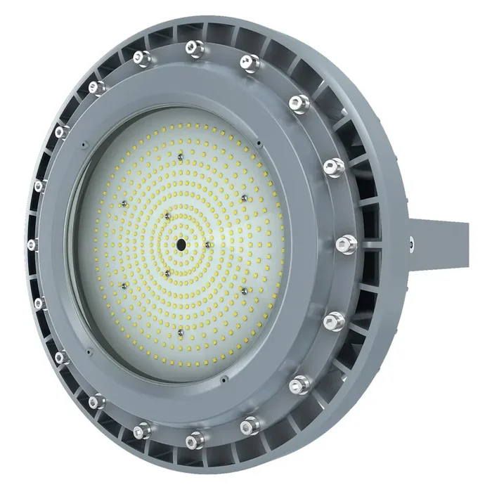 ESL Vision LED Hazardous Location Round High Bay 20W 2800Lm 5000K 100-277V Input 120 Degree Beam Angle Grey Finish (ESL-HZRHB-S20W-250-120D)