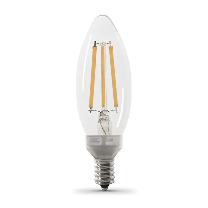 Feit Electric [100W Equivalent] Blunt Tip Daylight Filament LED Bulb 2-Pack (BPCTC100950CAFIL/2)