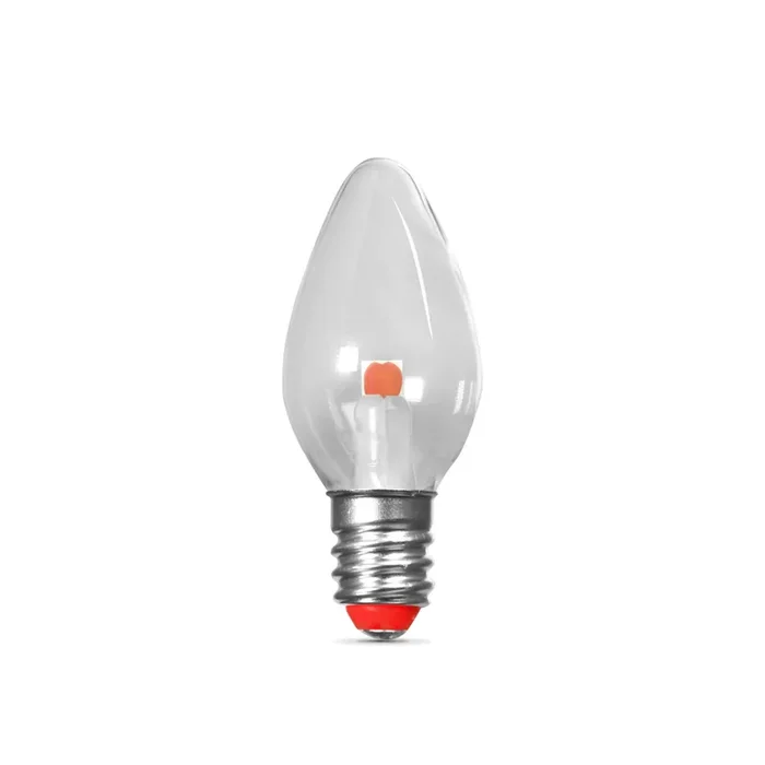 Feit Electric LED Red Nightlight Replacement Bulbs 2-Pack (BPC7/R/LEDG2/2)
