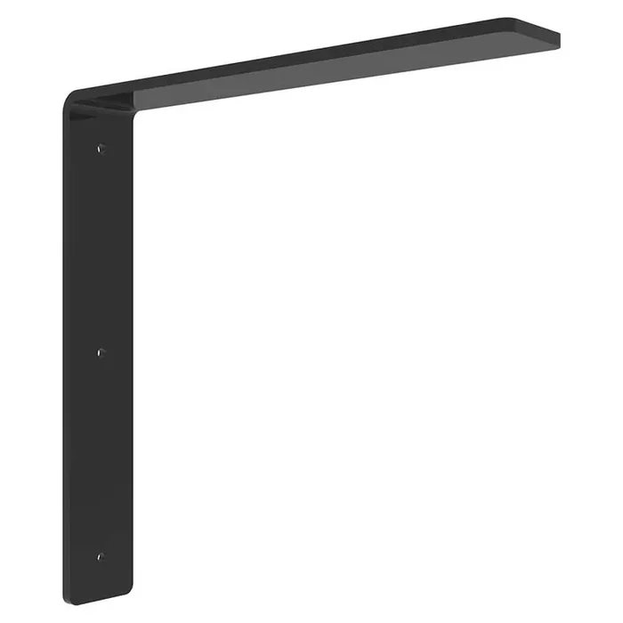 Freedom 14 in. x 14 in. Black Hidden Countertop Bracket