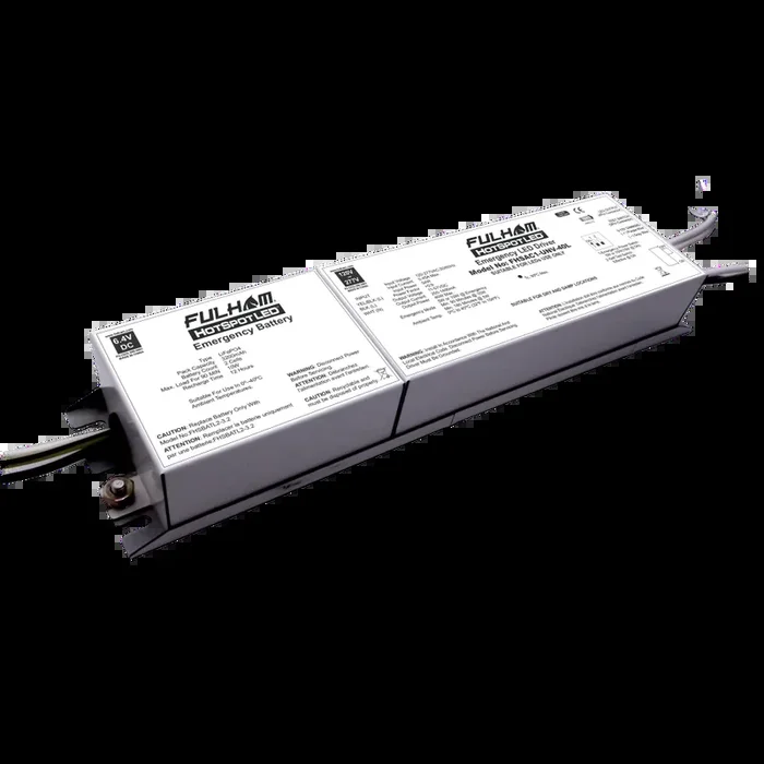 Fulham Firehorse Hot Spot Plus All-In-One LED Driver And Emergency System 40W 0-10V Dimming Programmable Output (250mA 1400MA) Linear Case (FHSAC1UNV40L)