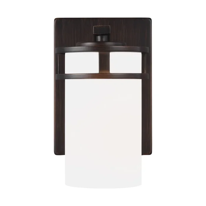 Generation Lighting – 4121601-710 – One Light Wall / Bath Sconce – Robie – Bronze