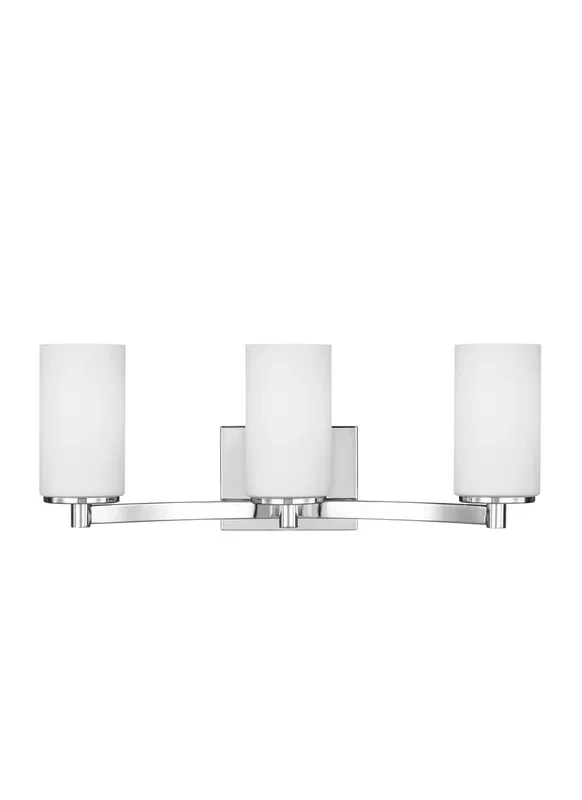 Generation Lighting – 4439103EN3-05 – Three Light Wall / Bath – Hettinger – Chrome