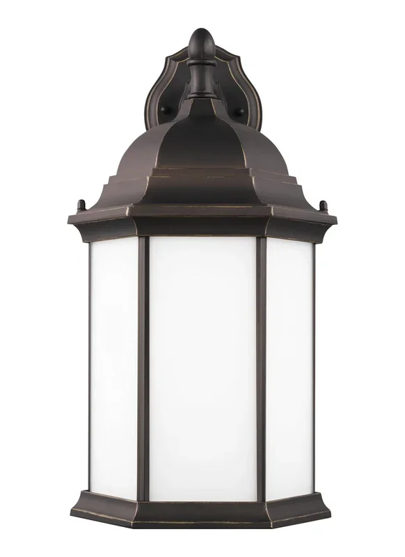 Generation Lighting – 8438751EN3-71 – One Light Outdoor Wall Lantern – Sevier – Antique Bronze
