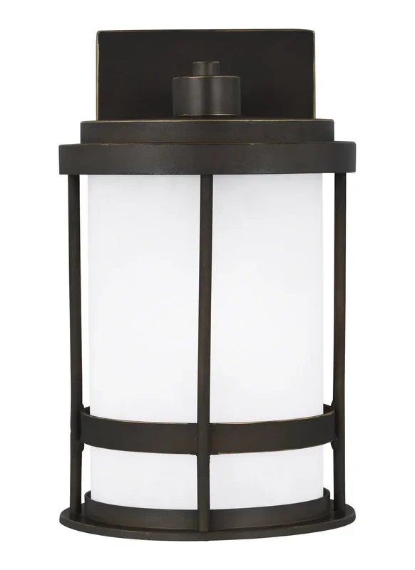 Generation Lighting – 8590901DEN3-71 – One Light Outdoor Wall Lantern – Wilburn – Antique Bronze