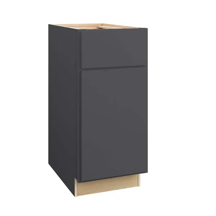Hargrove 21 in. W x 21 in. D x 34.5 in. H Assembled Plywood Sink Base Bath Cabinet in Valiant Onyx with Soft Close RH