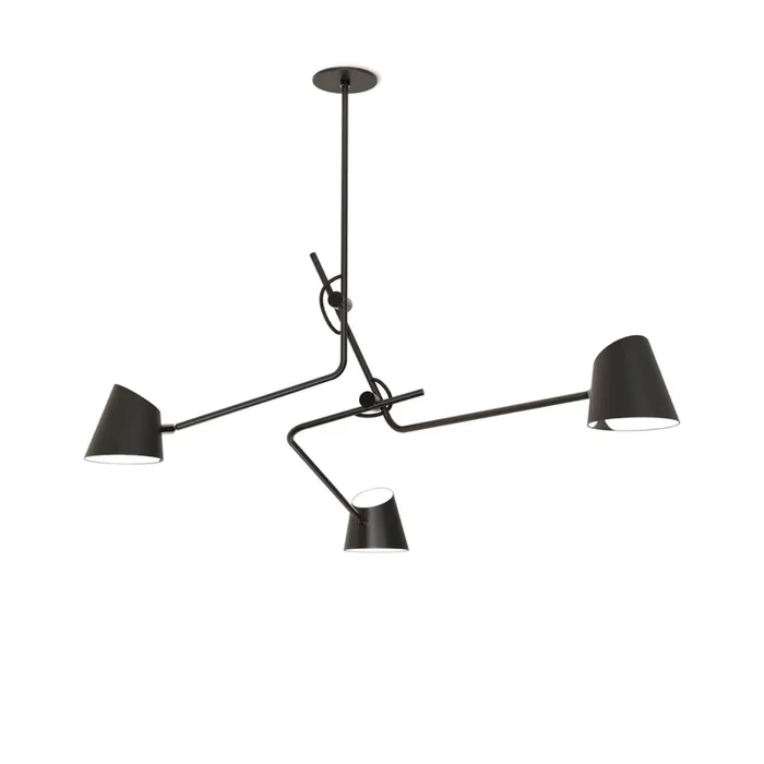 Hartau Triple Ceiling Light – HATRBLBR1A