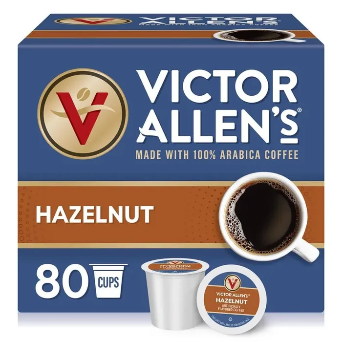 Hazelnut Flavored Medium Roast Single Serve Coffee Pods for Keurig K-Cup Brewers (80 Count)
