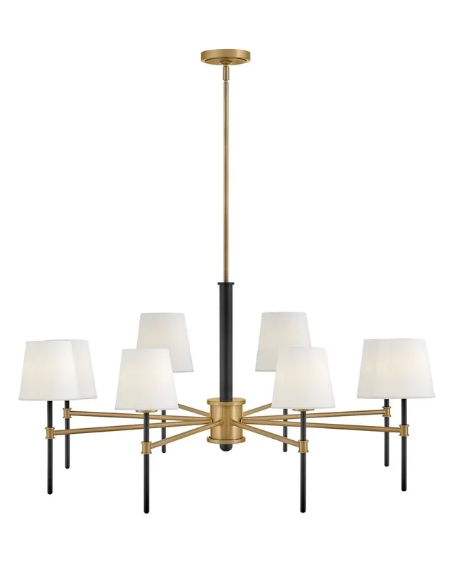 Hinkley – LED Chandelier – Saunders – 46956BKLCB