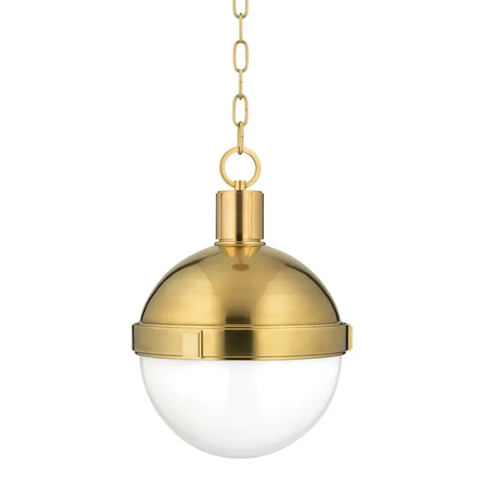 Hudson Valley – One Light Pendant – Lambert – 612AGB
