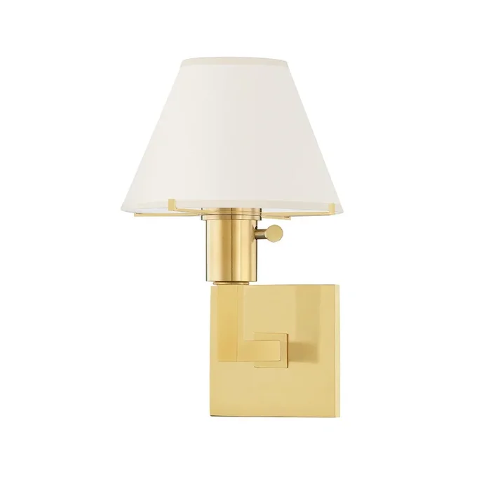 Hudson Valley – One Light Wall Sconce – Leeds – MDS130AGB