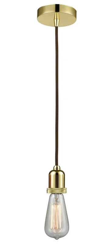 Innovations – 100GD-10BR-0GD – One Light Mini Pendant – Whitney – Gold