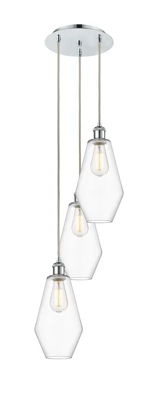 Innovations – 113B-3P-PC-G652-7 – LED Pendant – Ballston – Polished Chrome