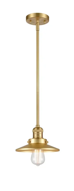 Innovations – 201S-SG-M4 – One Light Mini Pendant – Franklin Restoration – Satin Gold