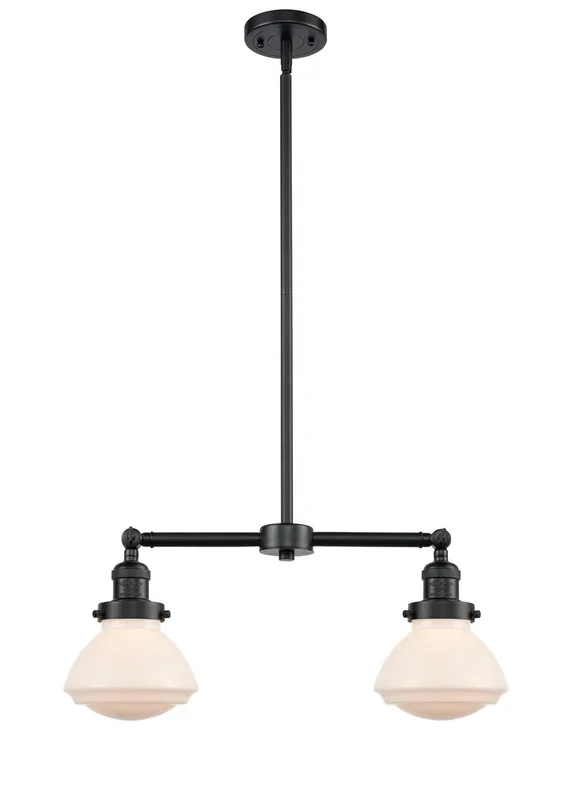 Innovations – 209-OB-G321 – Two Light Island Pendant – Franklin Restoration – Oil Rubbed Bronze – 209OBG321