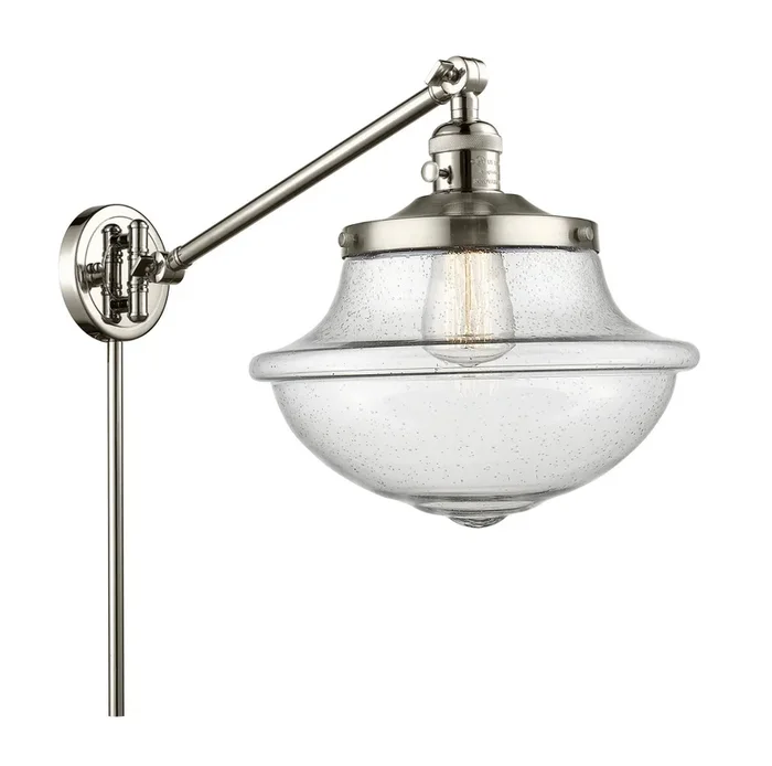 Innovations – 237-PN-G544-LED – LED Swing Arm Lamp – Franklin Restoration – Polished Nickel – 237PNG544LED