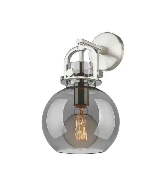 Innovations – 410-1W-SN-G410-8SM – One Light Wall Sconce – Downtown Urban – Brushed Satin Nickel – 4101WSNG4108SM