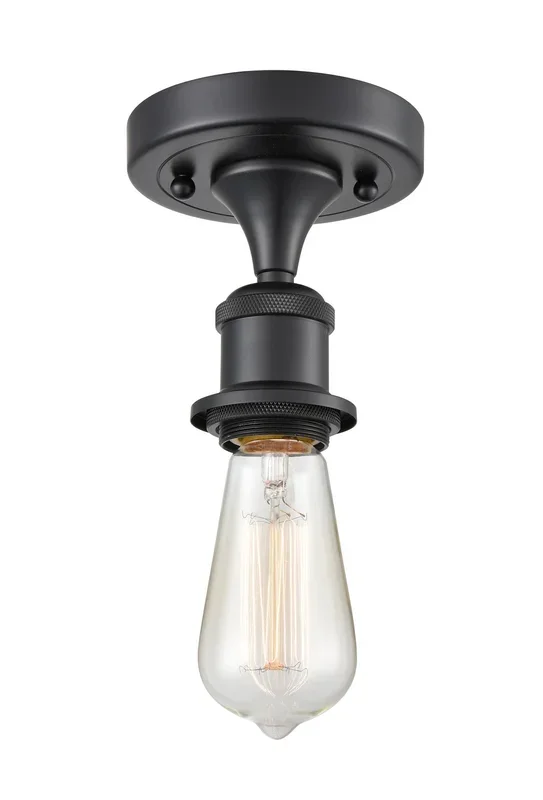 Innovations – 516-1C-BK-LED – LED Semi-Flush Mount – Ballston – Matte Black – 5161CBKLED
