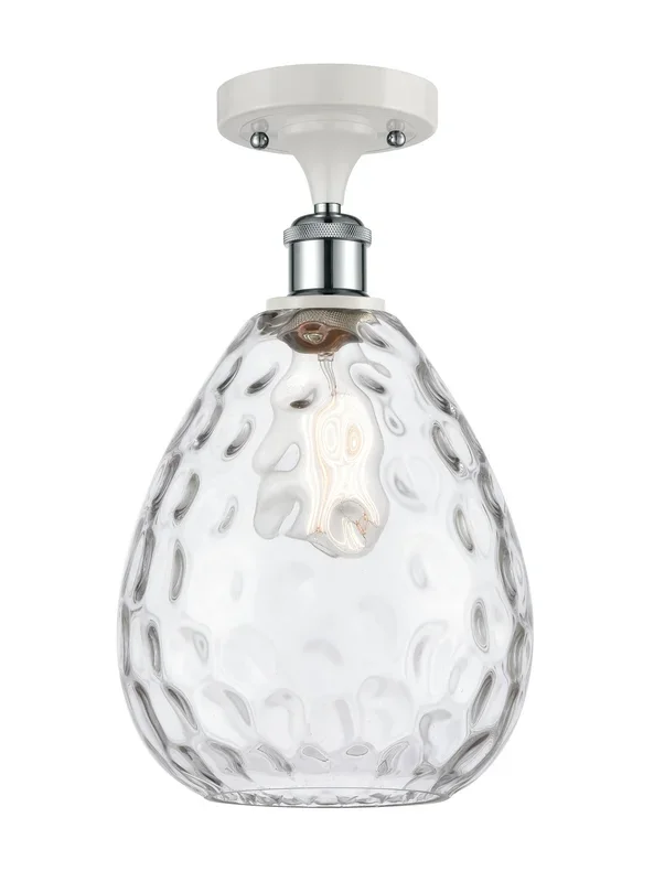 Innovations – 516-1C-WPC-G372-LED – LED Semi-Flush Mount – Ballston – White Polished Chrome – 5161CWPCG372LED