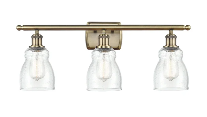 Innovations – 516-3W-AB-G394 – Three Light Bath Vanity – Ballston – Antique Brass – 5163WABG394