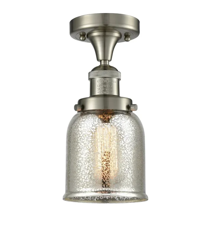Innovations – 517-1CH-SN-G58-LED – LED Semi-Flush Mount – Franklin Restoration – Brushed Satin Nickel – 5171CHSNG58LED