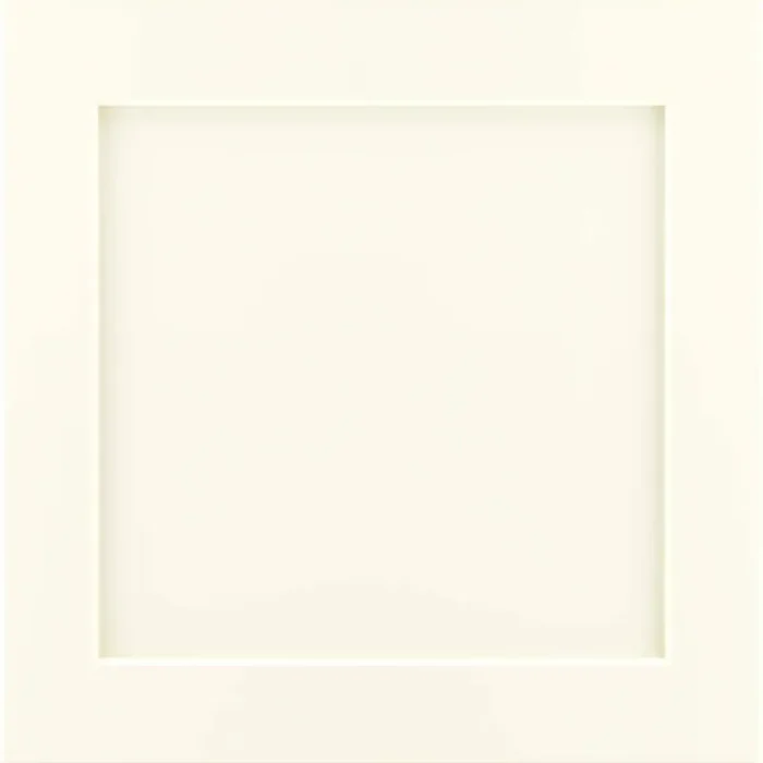 Leesburg 11 9/16-in. W x 3/4-in. D x 11 1/2-in. H in Painted Vanilla Cabinet Door Sample