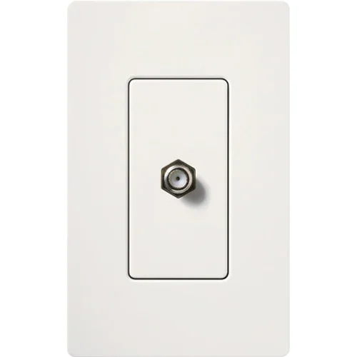 Lutron Claro 75-Ohm Cable Jack White (CA-CJ-WH)