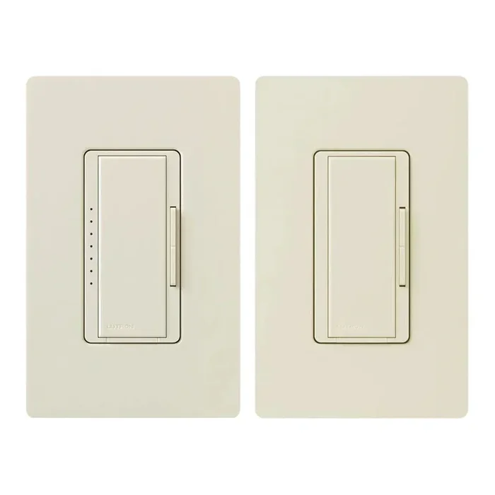 Lutron Maestro 150W LED Remote Kit Light Almond (MACL-153M-RHW-LA)