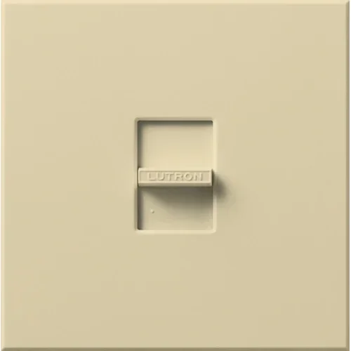 Lutron Nova 30Bal Fluorescent Single-Pole Slide-To-Off Dimmer Ivory (NF-30-IV)