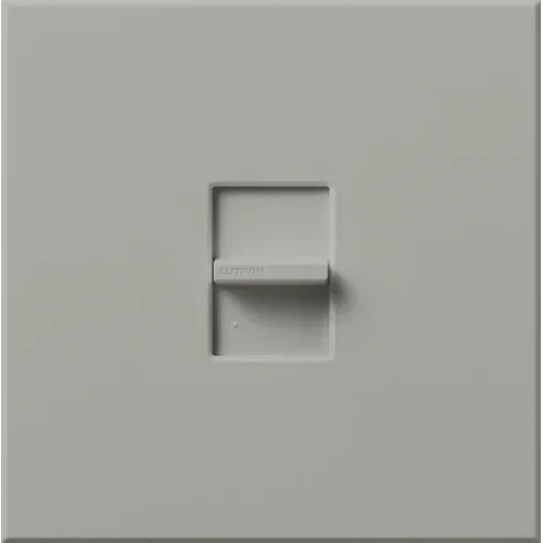 Lutron Novat 1200W Magnetic Low Voltage Single-Pole Slide-To-Off Dimmer Gray (NTLV-1500-GR)