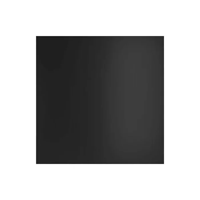 Miami 7.25 in. W x 0.625 in. D x 7.25 in. H Black Cabinet Door Sample Pitch Black Matte