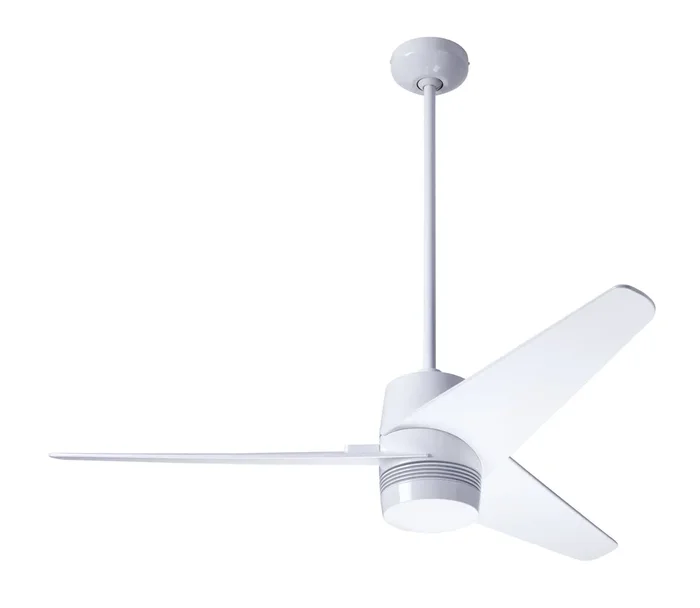 Modern Fan Co – VEL-GW-48-WH-NL-WC – 48″Ceiling Fan – Velo DC – Gloss White – VELGW48WHNLWC