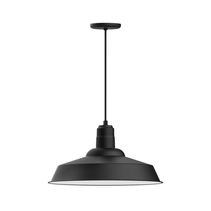 Montclair Light Works – PEB186-41-C23-L14 – LED Pendant – Warehouse – Black – PEB18641C23L14