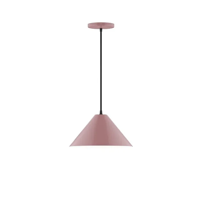 Montclair Light Works – PEB422-20-C20 – One Light Pendant – Axis – Mauve – PEB42220C20