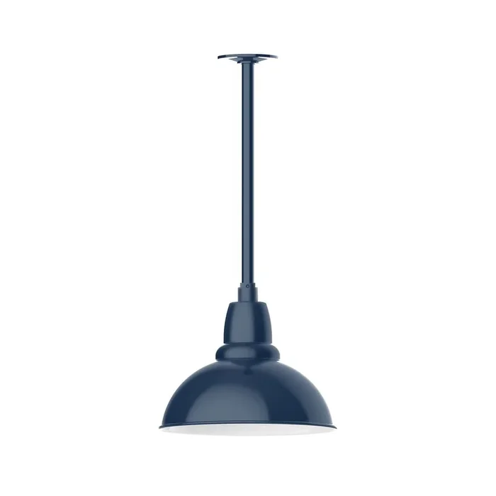 Montclair Light Works – STA106-50-H30-G06 – One Light Pendant – Cafe – Navy – STA10650H30G06