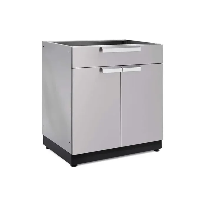 Outdoor Kitchen Stainless Steel 32 in. W x 36.5 in. H x 23 in. D 2-Door Outdoor Kitchen Cabinet with Drawer