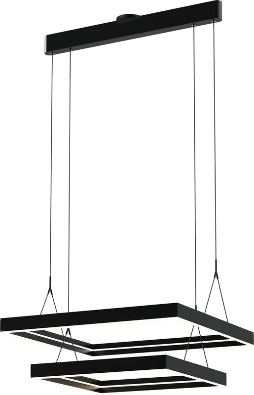 PageOne – PP020252-SBB – LED Pendant – Athena – Satin Brushed Black – PP020252SBB