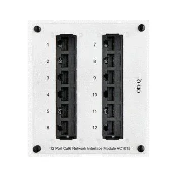 Pass And Seymour 12-Port CAT6 Network Interface Module (AC1015)